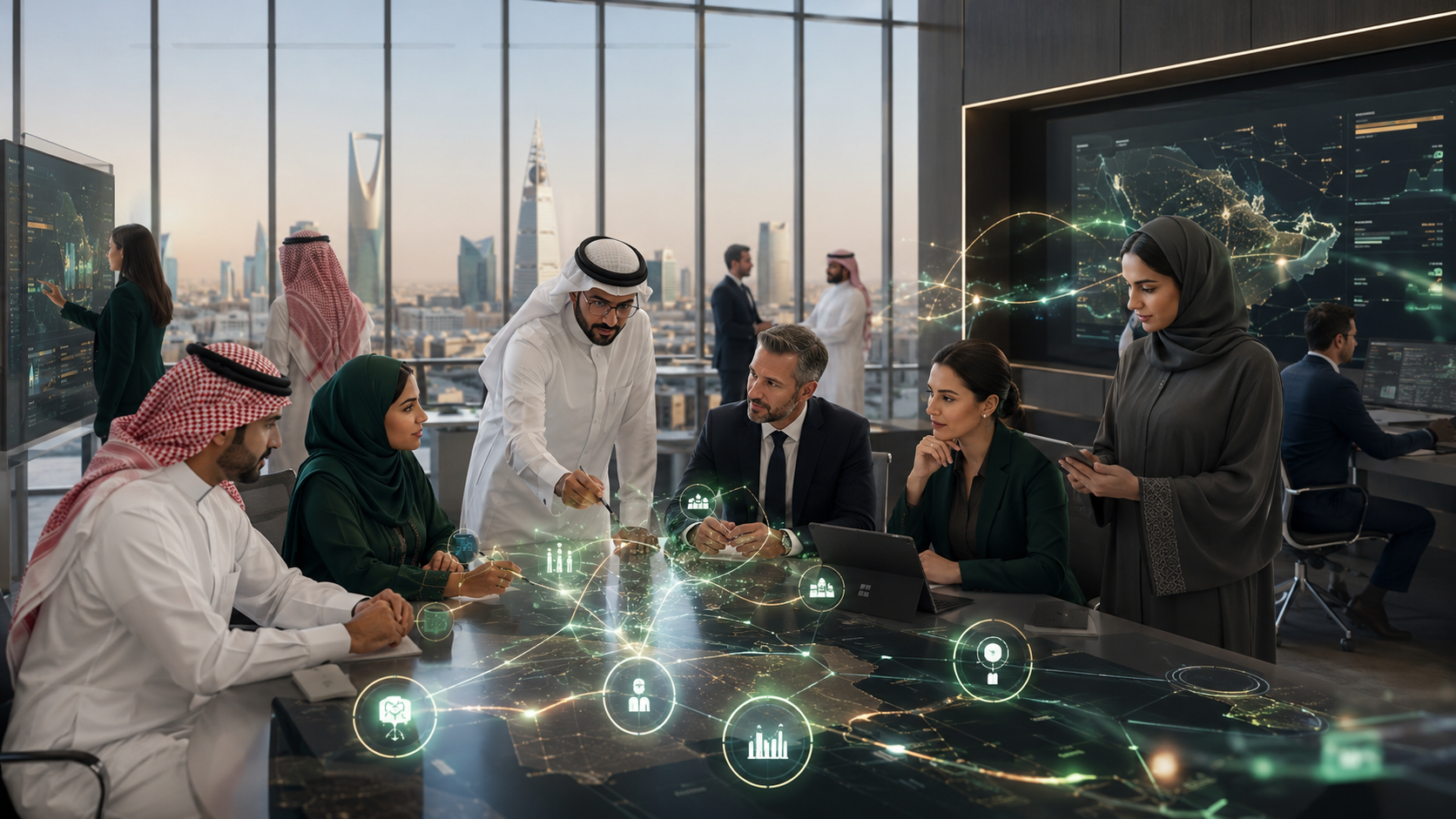 Saudi and GCC workforce using AI copilots across business functions